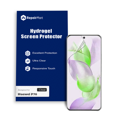 Huawei P70 Compatible Premium Hydrogel Screen Protector With Full Coverage Ultra HD